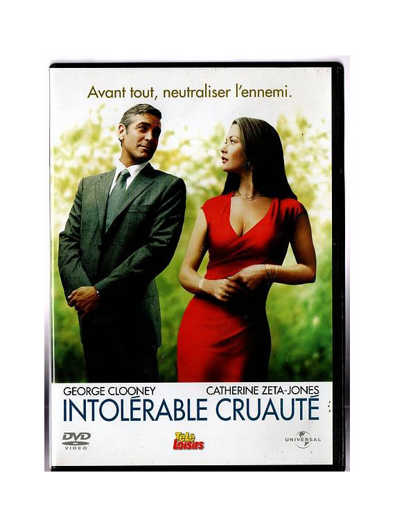 La comédie Intolérable cruauté de Joel Coen est disponible en dvd d'occasion à Ciel rouge Dijon