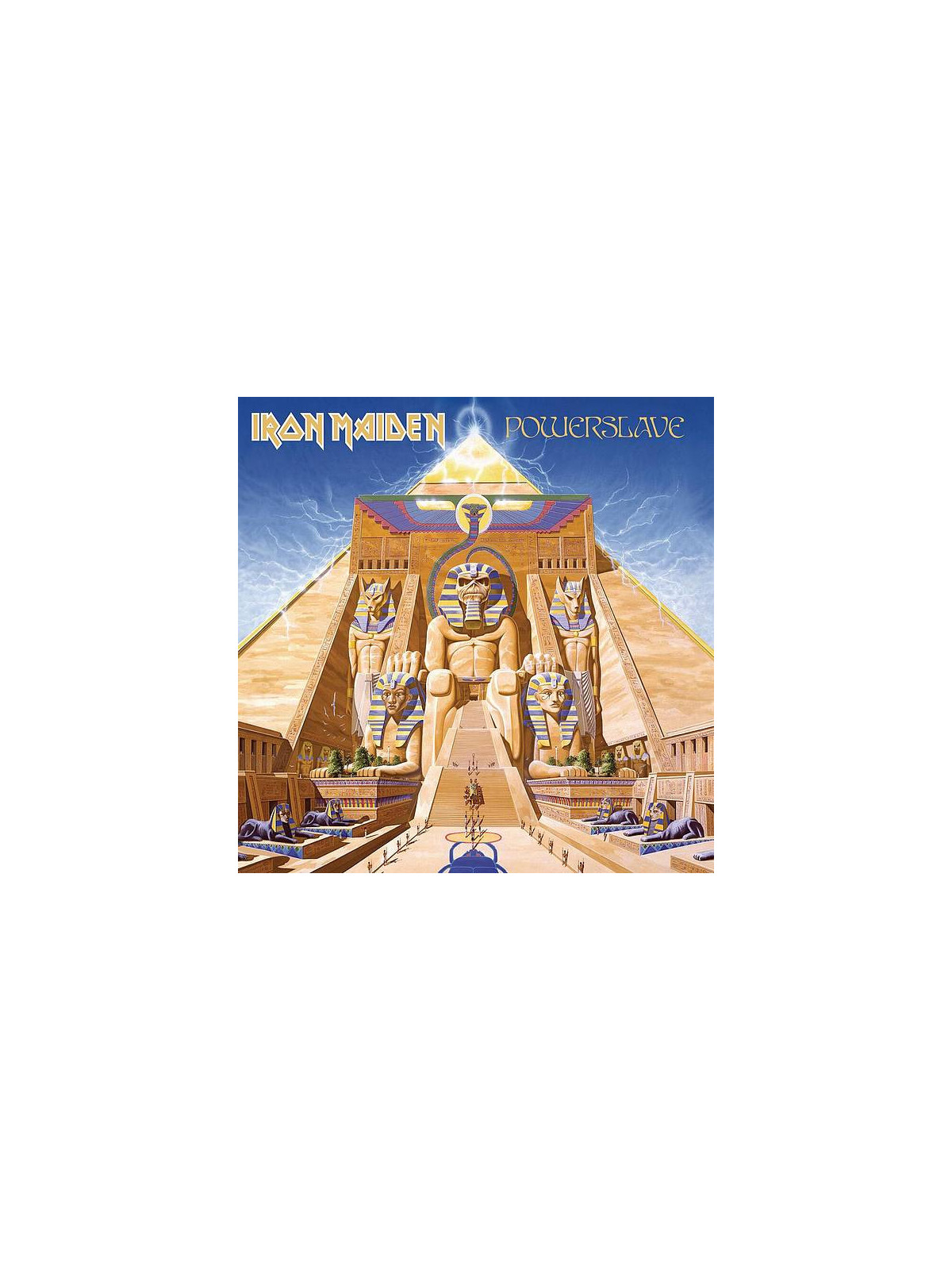 Le vinyle de Iron maiden : Powerslave est en stock à Ciel rouge, disquaire indépendant au centre-ville de Dijon