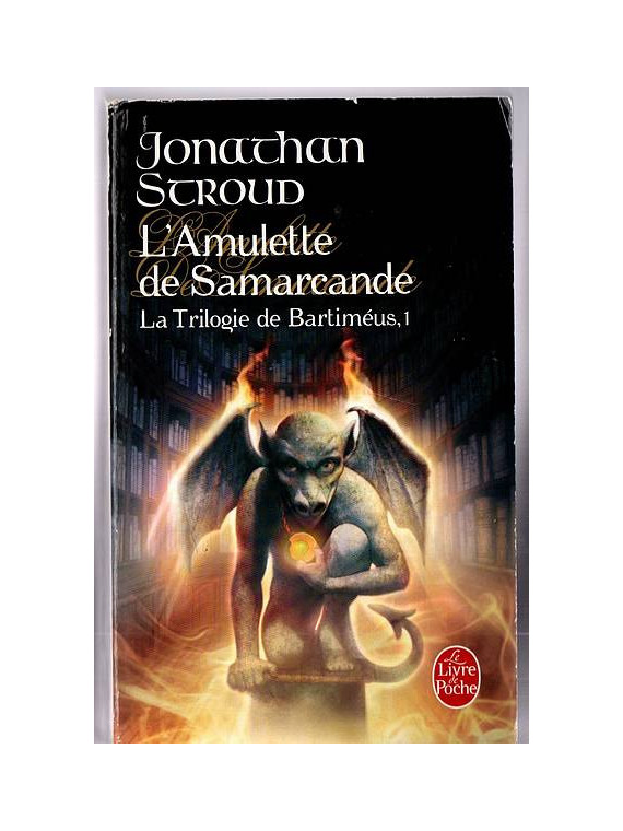 Le livre de Jonathan Stroud  l’amulette de Samarcande est en stock en occasion  à la librairie ciel rouge à Dijon