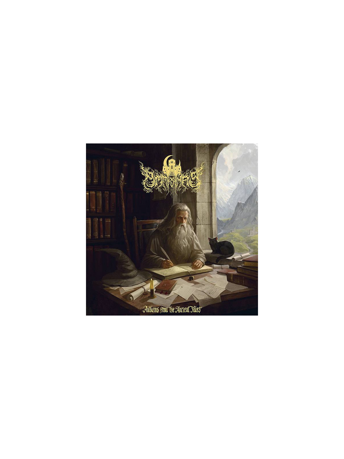 Le cd de black metal atmosphérique Anthems from the ancient tales de Ammanas est disponible à Ciel rouge Dijon