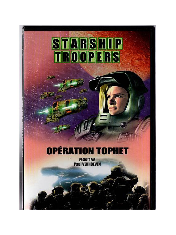 Le dvd Opération Tophet de la série animée sf Starship troopers est disponible en occasion à Ciel rouge Dijon
