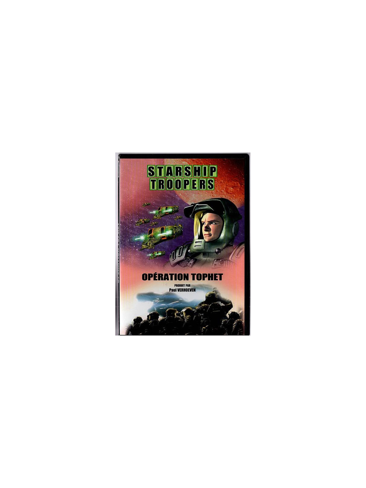 Le dvd Opération Tophet de la série animée sf Starship troopers est disponible en occasion à Ciel rouge Dijon