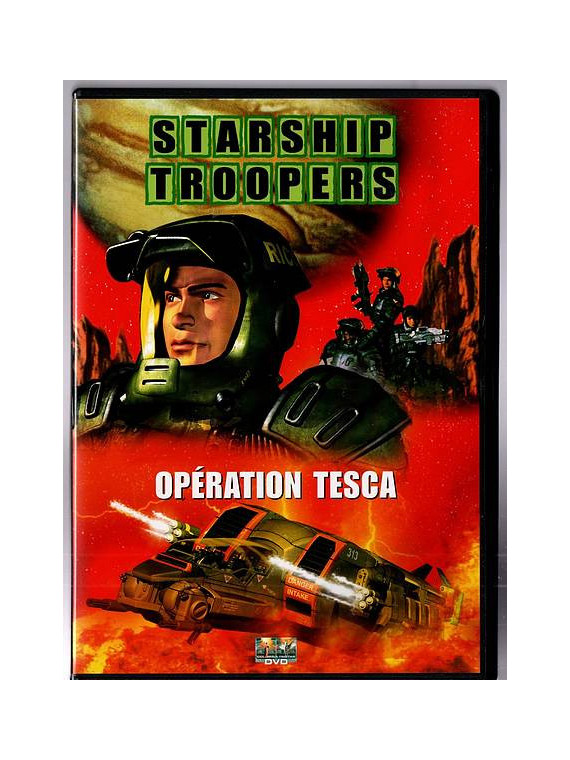 Le dvd Opération Tesca de la série animée sf Starship troopers est disponible en occasion à Ciel rouge Dijon