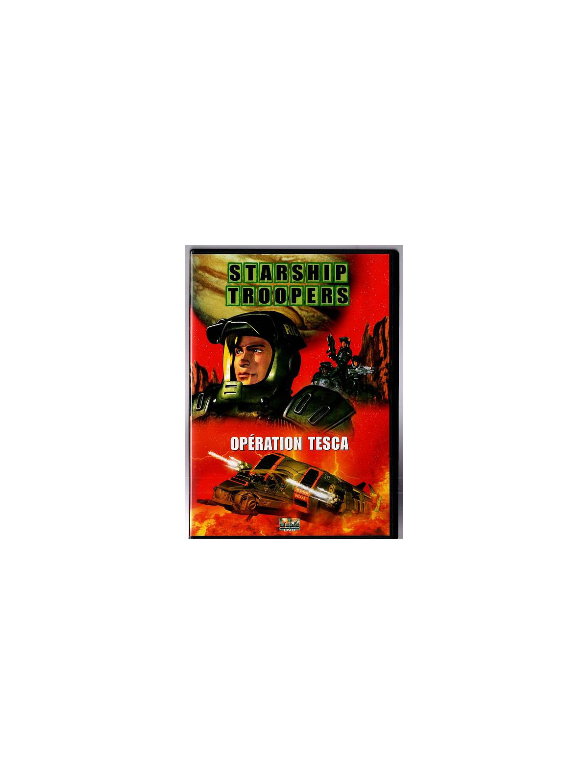 Le dvd Opération Tesca de la série animée sf Starship troopers est disponible en occasion à Ciel rouge Dijon