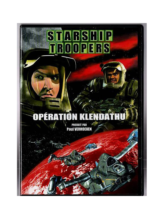 Le dvd Opération Klendathu de la série animée sf Starship troopers est disponible en occasion à Ciel rouge Dijon