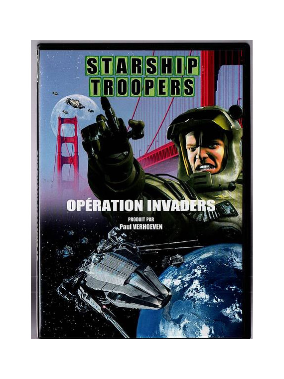 Le dvd Opération Invaders de la série animée sf Starship troopers est disponible en occasion à Ciel rouge Dijon