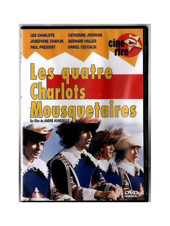 La comédie Les quatre charlots mousquetaires de André Hunebelle est disponible en dvd d'occasion à Ciel rouge Dijon