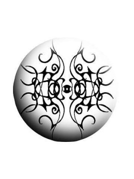 Badge Arabesques noires