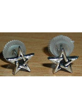 Paire de boucles d'oreilles Pentagram