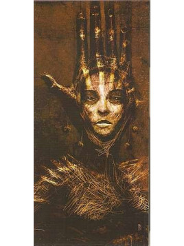 Carte postale Visage-main