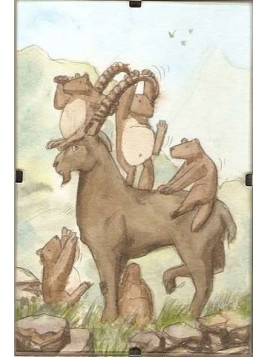 Cadre Marmottes et bouquetin