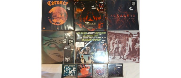 Arrivage de disques neufs